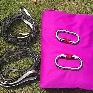 Magenta silk hammock