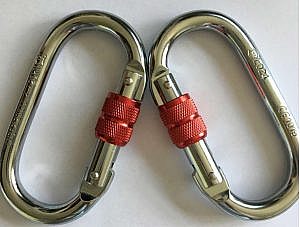 steel carabiner rigging equipment USA