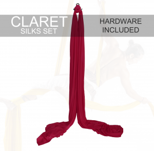 Claret Aerial Silks for sale
