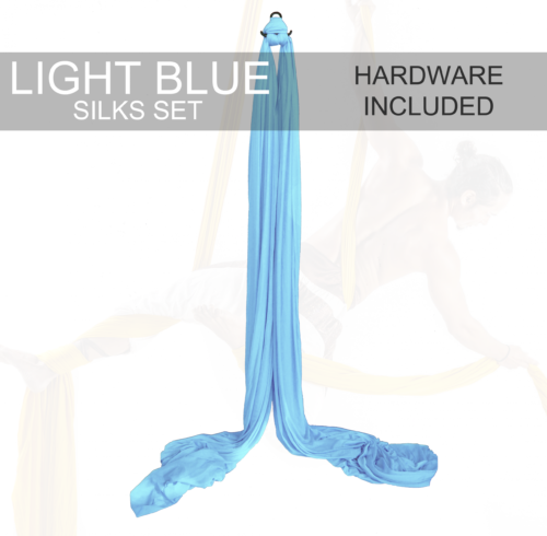 light blue aerial silks for sale