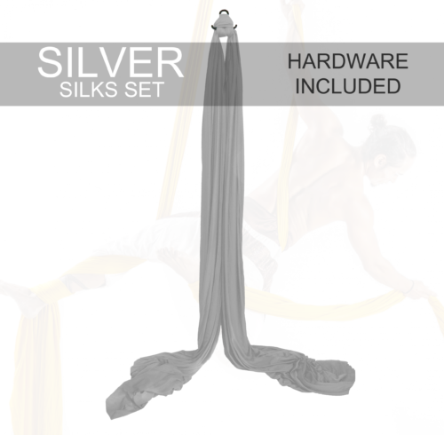 silver Aerial Silks For Sale
