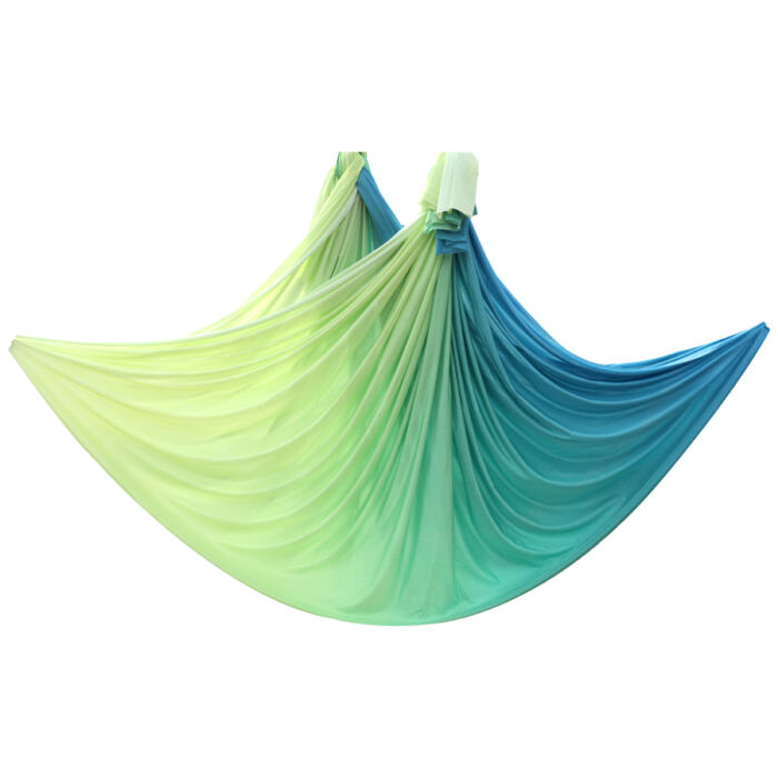 Yellow Green aerial yoga hammocks for sale