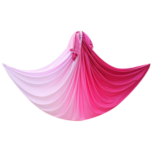 pink white ombre aerial yoga hammocks for sale