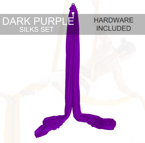 Dark Purple aerial silks for sale