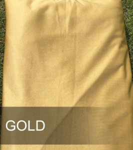 gold aerial silks