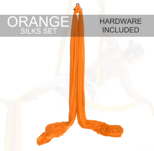 orange aerial silks for sale