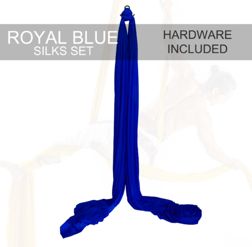 Royal blue aerial silks for sale