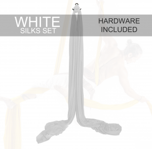 white aerial silks for sale