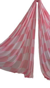 Pink Checkers silks set full size